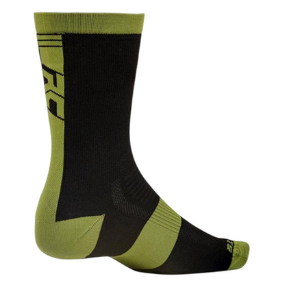 Black-Olive - Front - Ride Concepts Mens Crew Socks