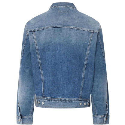 Blue - Back - Replay Mens 9zero1 Denim Jacket