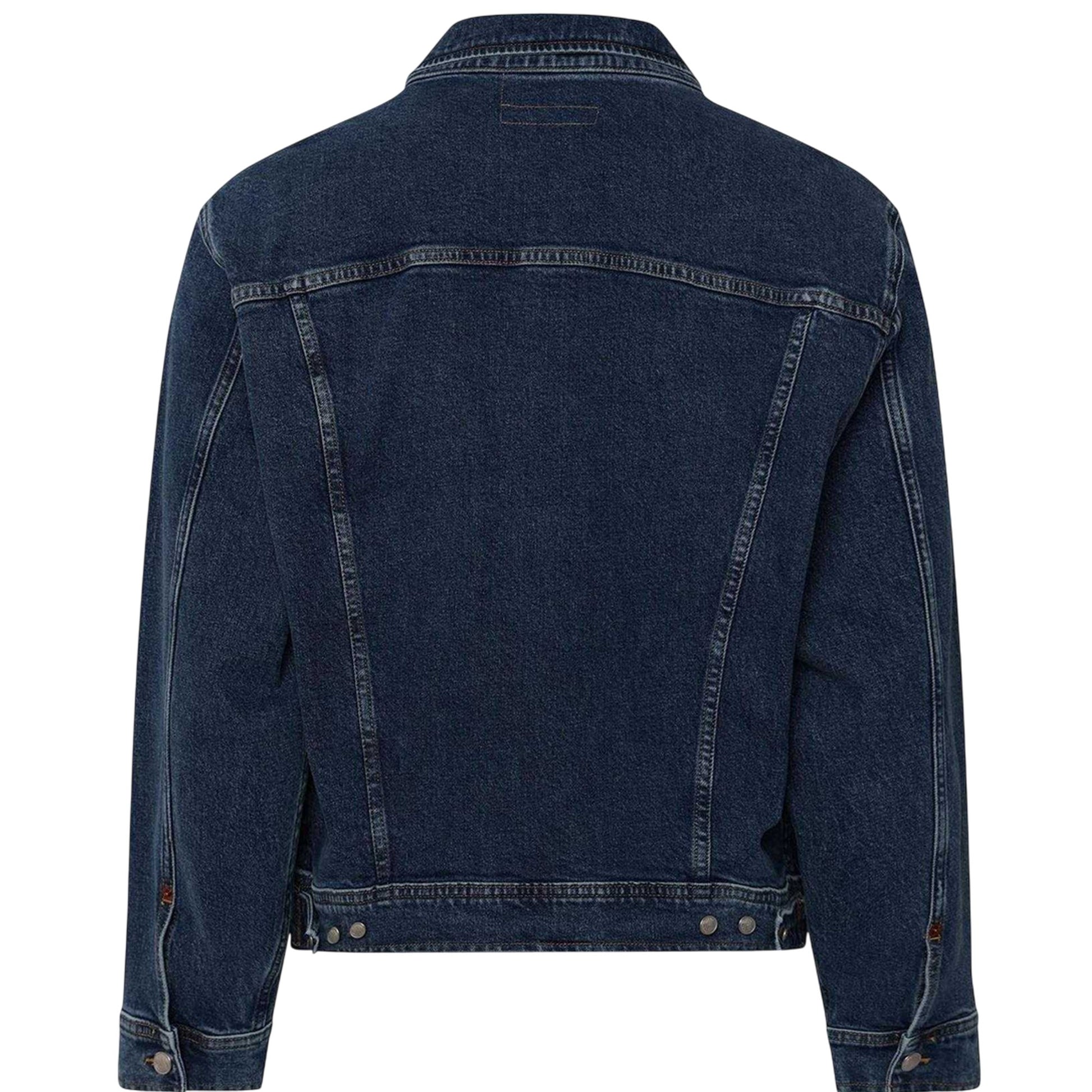 Blue - Back - Replay Mens Cotton Comfort Denim Jacket