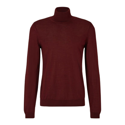 Red - Front - Boss Mens Musso-P Jumper