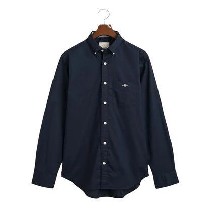 Blue - Front - Gant Mens Archive Shield Poplin Shirt