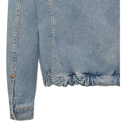 Blue - Lifestyle - Replay Womens-Ladies Point Collar Denim Jacket