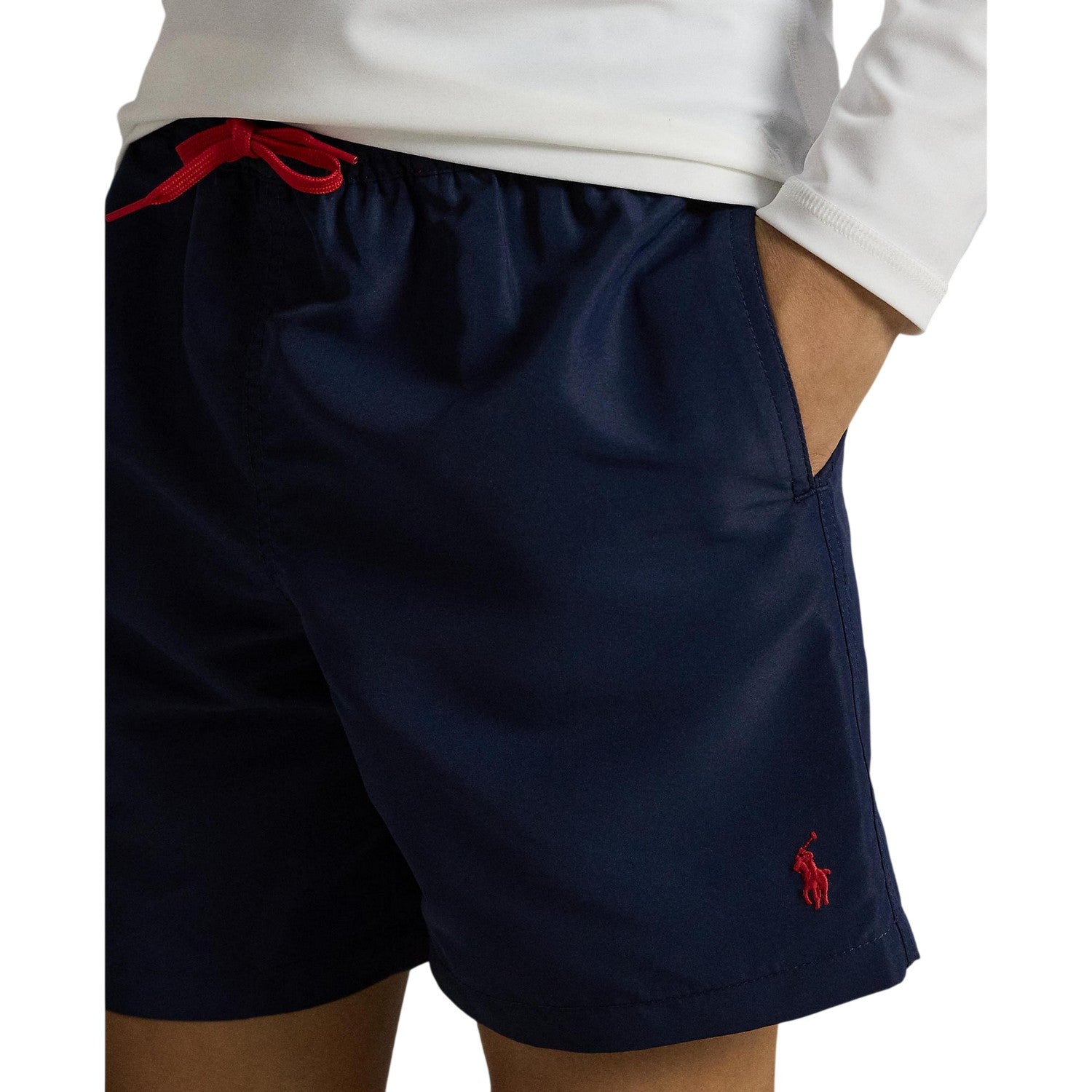 Navy - Lifestyle - Ralph Lauren Childrens-Kids Travel Swim Shorts