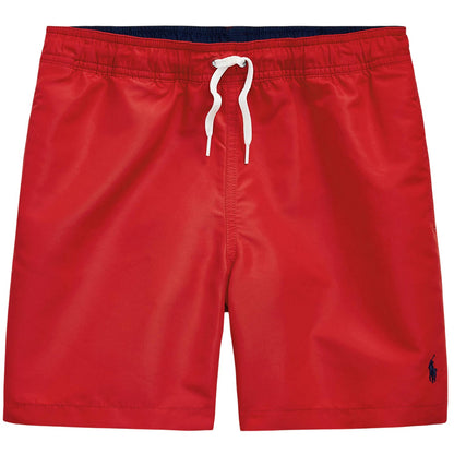 Team Red - Front - Ralph Lauren Childrens-Kids Travel Swim Shorts