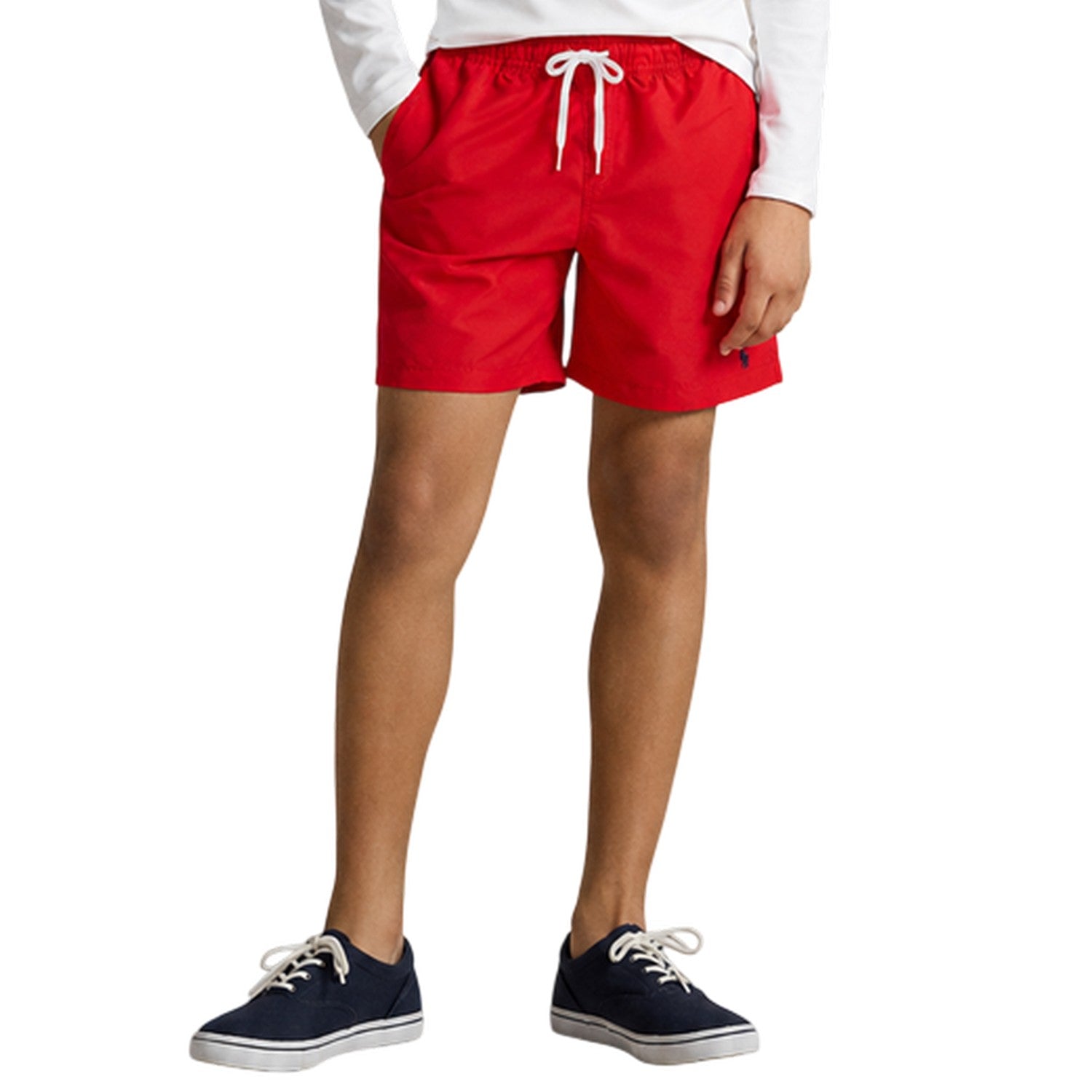 Team Red - Side - Ralph Lauren Childrens-Kids Travel Swim Shorts