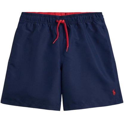 Navy - Front - Ralph Lauren Childrens-Kids Travel Swim Shorts
