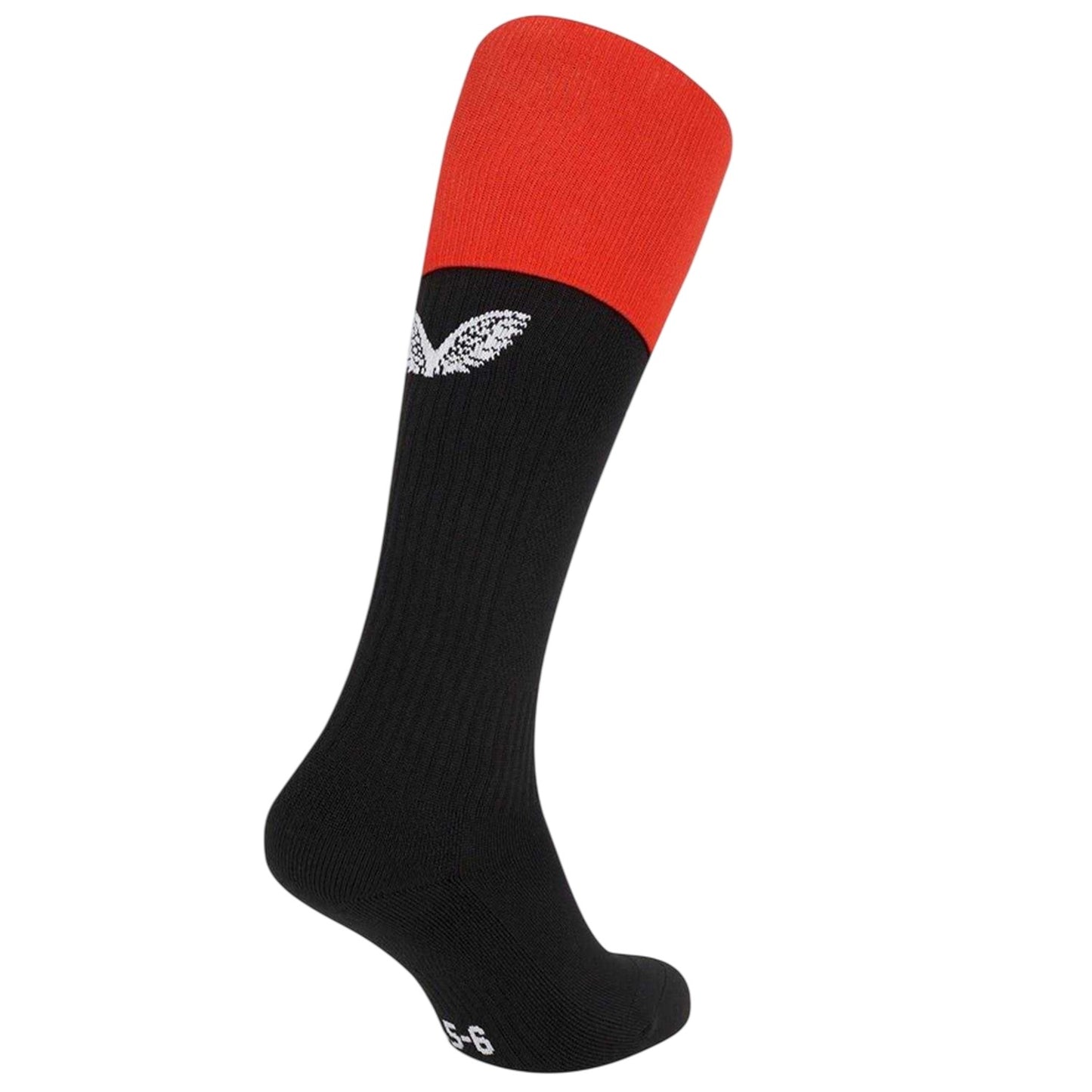 Black-Red - Back - Castore Boys 2021-2022 Rangers FC Football Socks