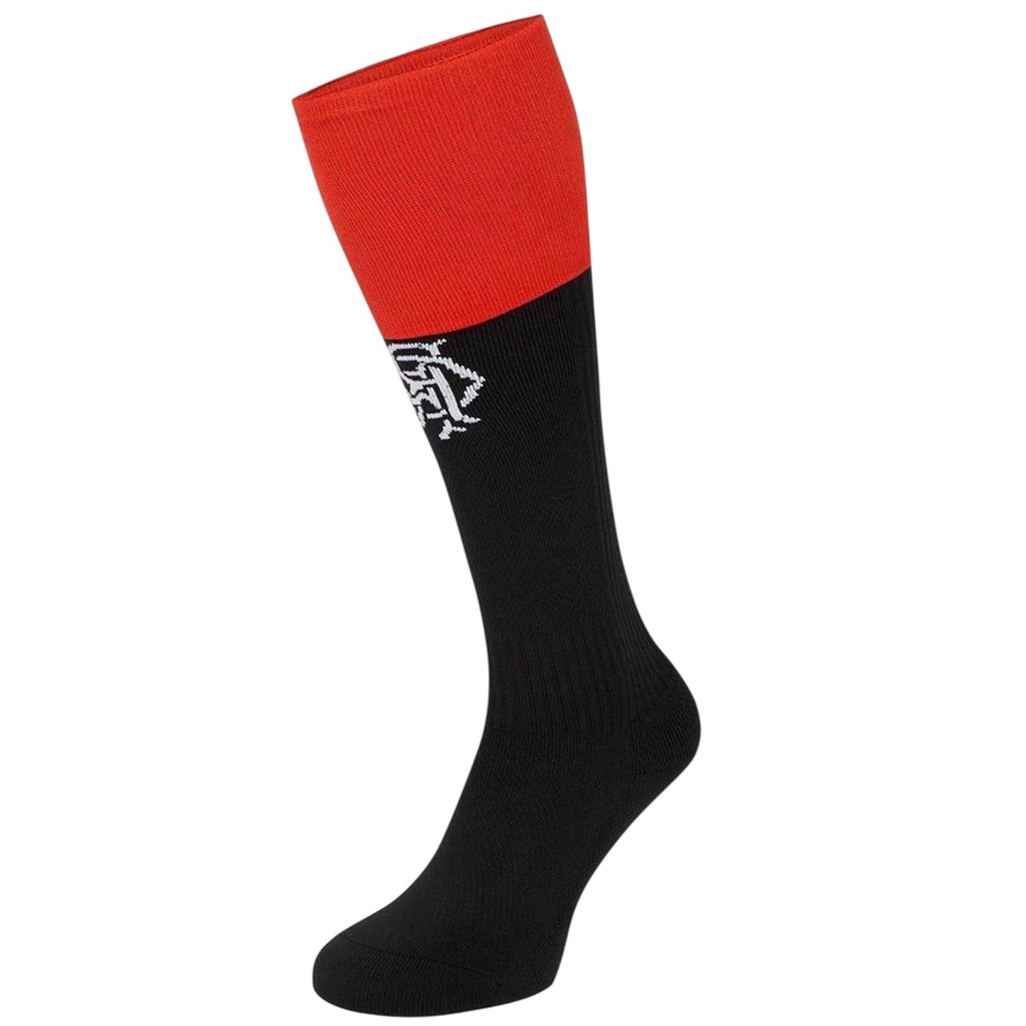 Black-Red - Side - Castore Boys 2021-2022 Rangers FC Football Socks