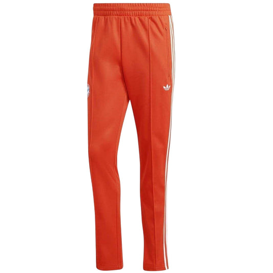 Red - Front - Adidas Mens FC Barcelona Tracksuit Bottoms