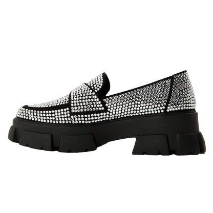 Silver - Back - Steve Madden Womens-Ladies Trifecta Heeled Mules