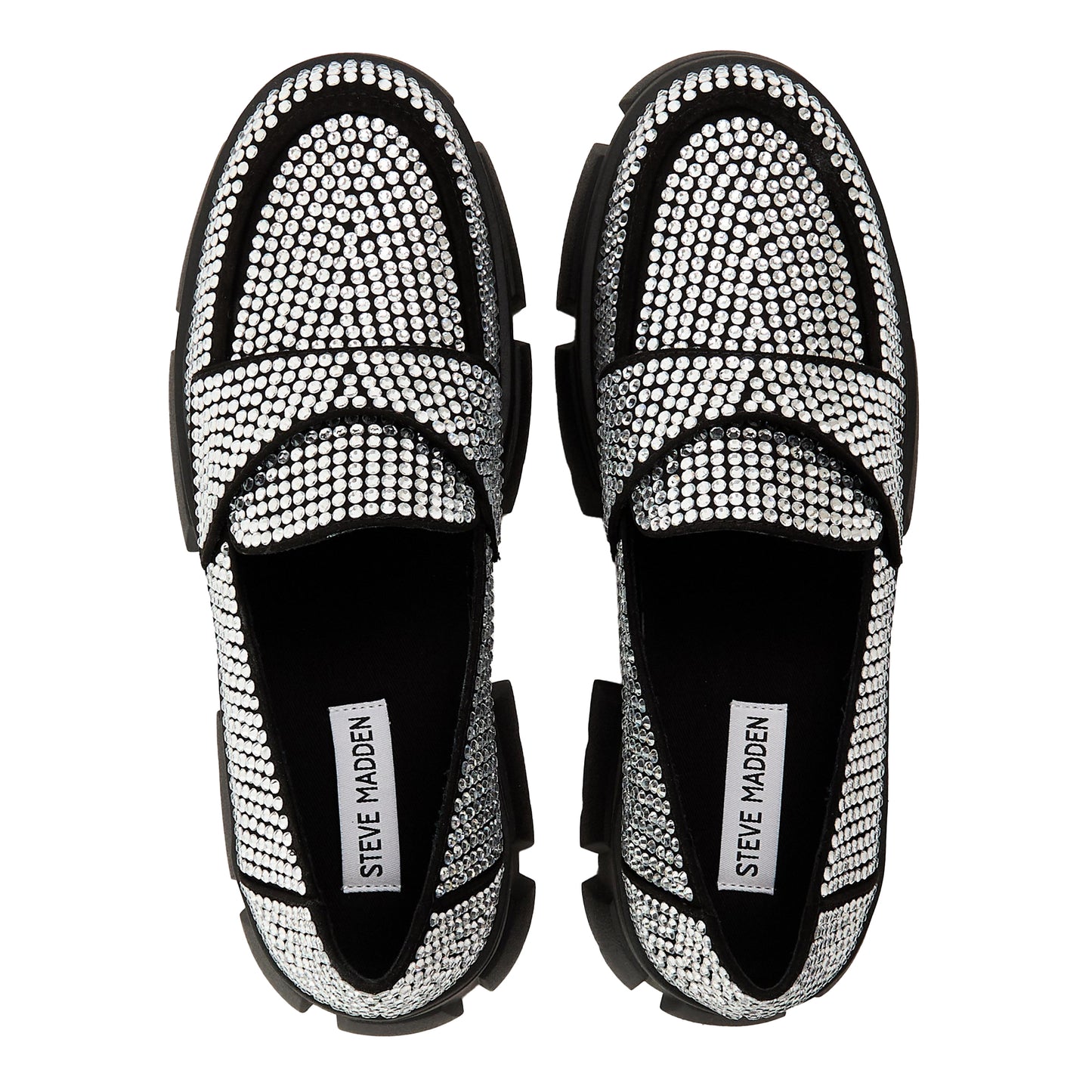 Silver - Side - Steve Madden Womens-Ladies Trifecta Heeled Mules