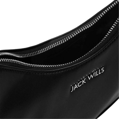 Black - Lifestyle - Jack Wills Womens-Ladies Structured Casual Hobo Bag
