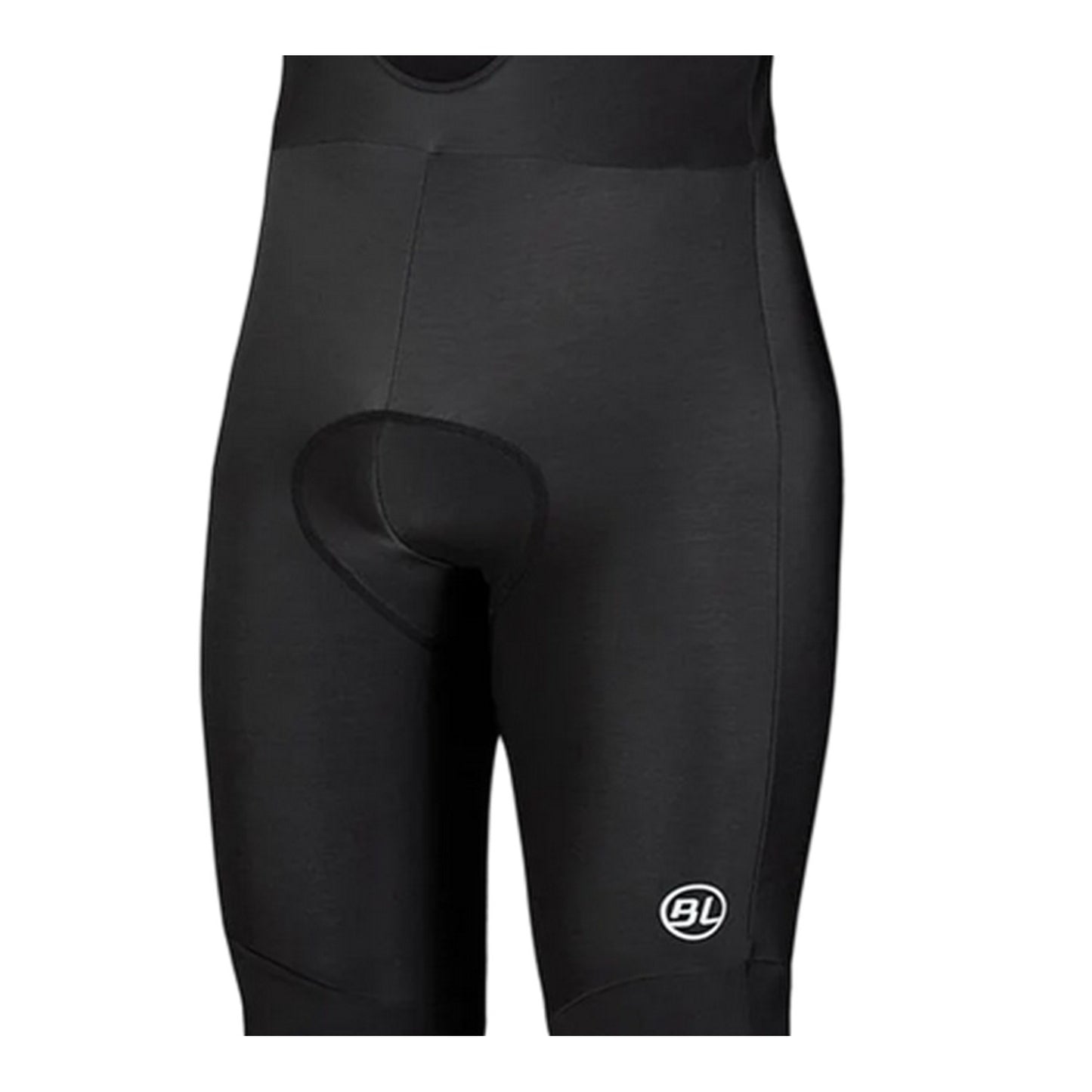 Black - Side - Bicycle Line Mens Adriatica Cycling Bib Tights