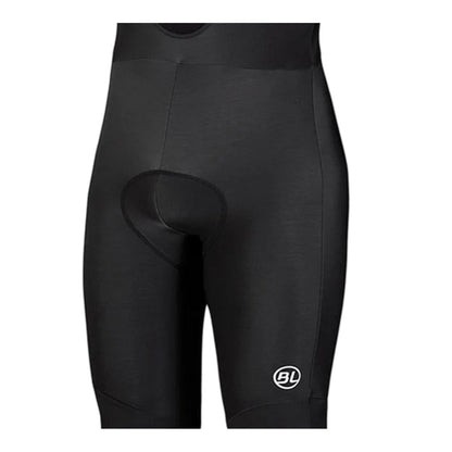 Black - Side - Bicycle Line Mens Adriatica Cycling Bib Tights