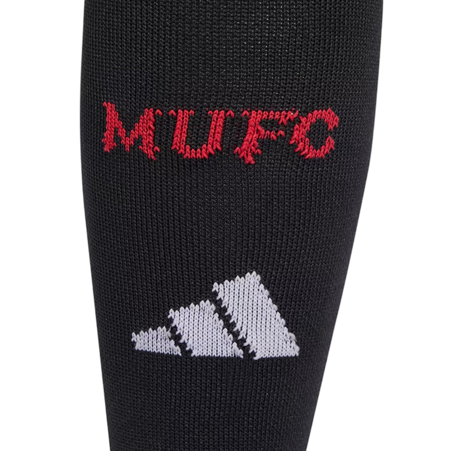 Black - Back - Adidas Childrens-Kids 2025-2026 Manchester United FC Football Socks