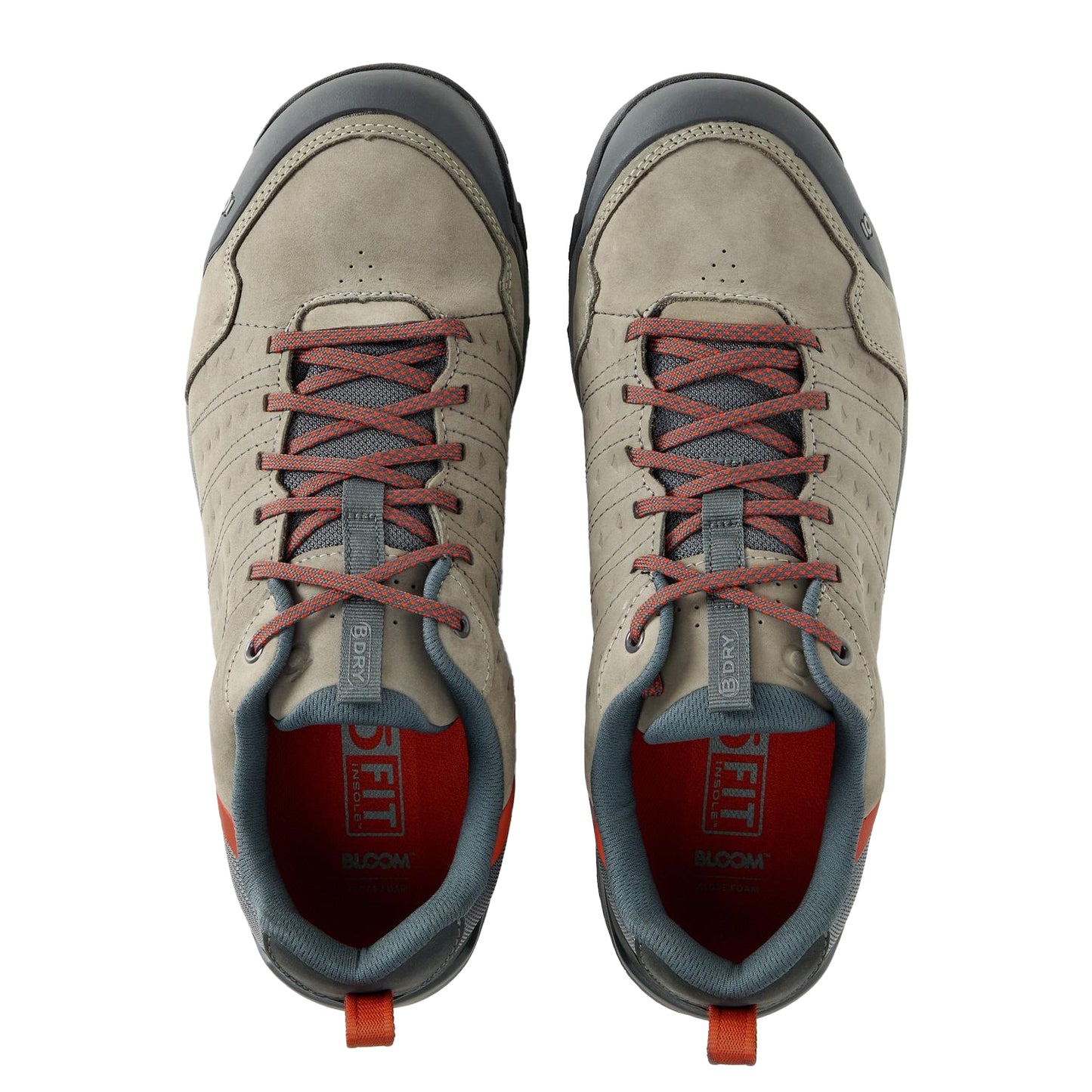 Steel - Side - Oboz Mens Sypes Leather Hiking Flat Hiking Boots