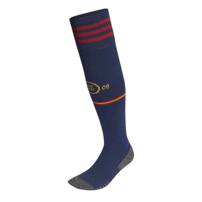 Navy - Back - Adidas Unisex Adult 22 Home Spain Football Socks