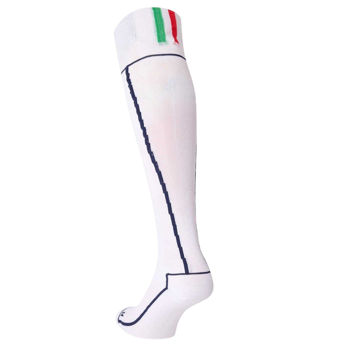 White-Navy - Back - Puma Unisex Adult 2024 Italy Football Socks