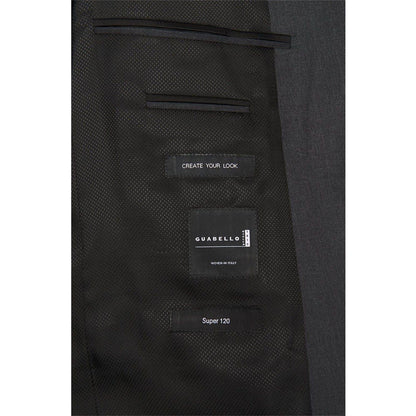 Dark Grey - Lifestyle - Boss Mens Ryan Cyl Wool Single-Breasted Slim Suit Jacket