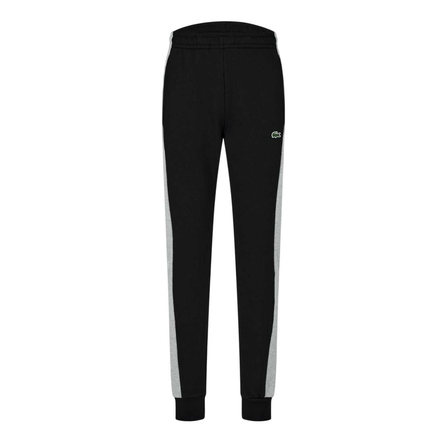 Black-Silver - Front - Lacoste Mens XH1428 Slim Joggers