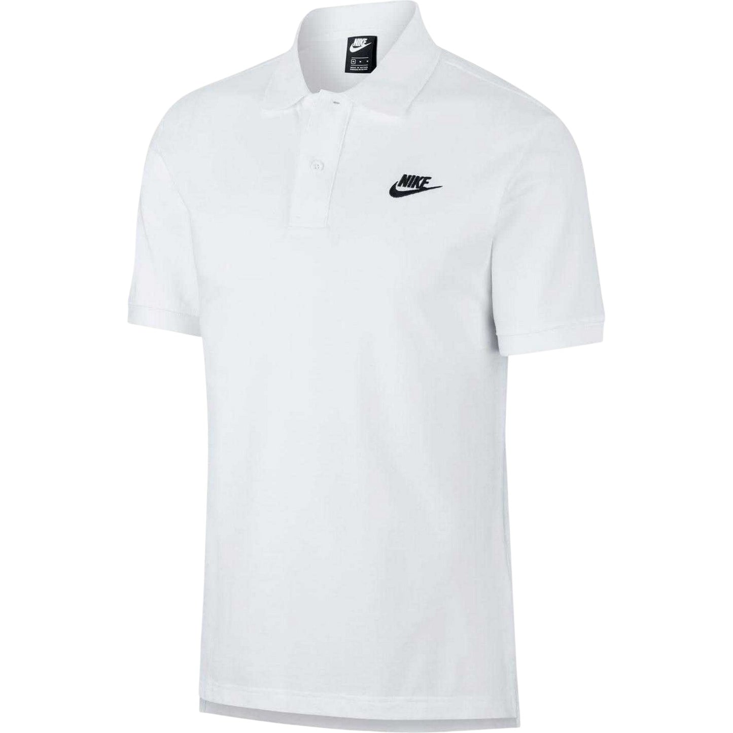 White - Front - Nike Mens Match Up Short-Sleeved Polo Shirt