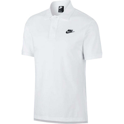 White - Front - Nike Mens Match Up Short-Sleeved Polo Shirt