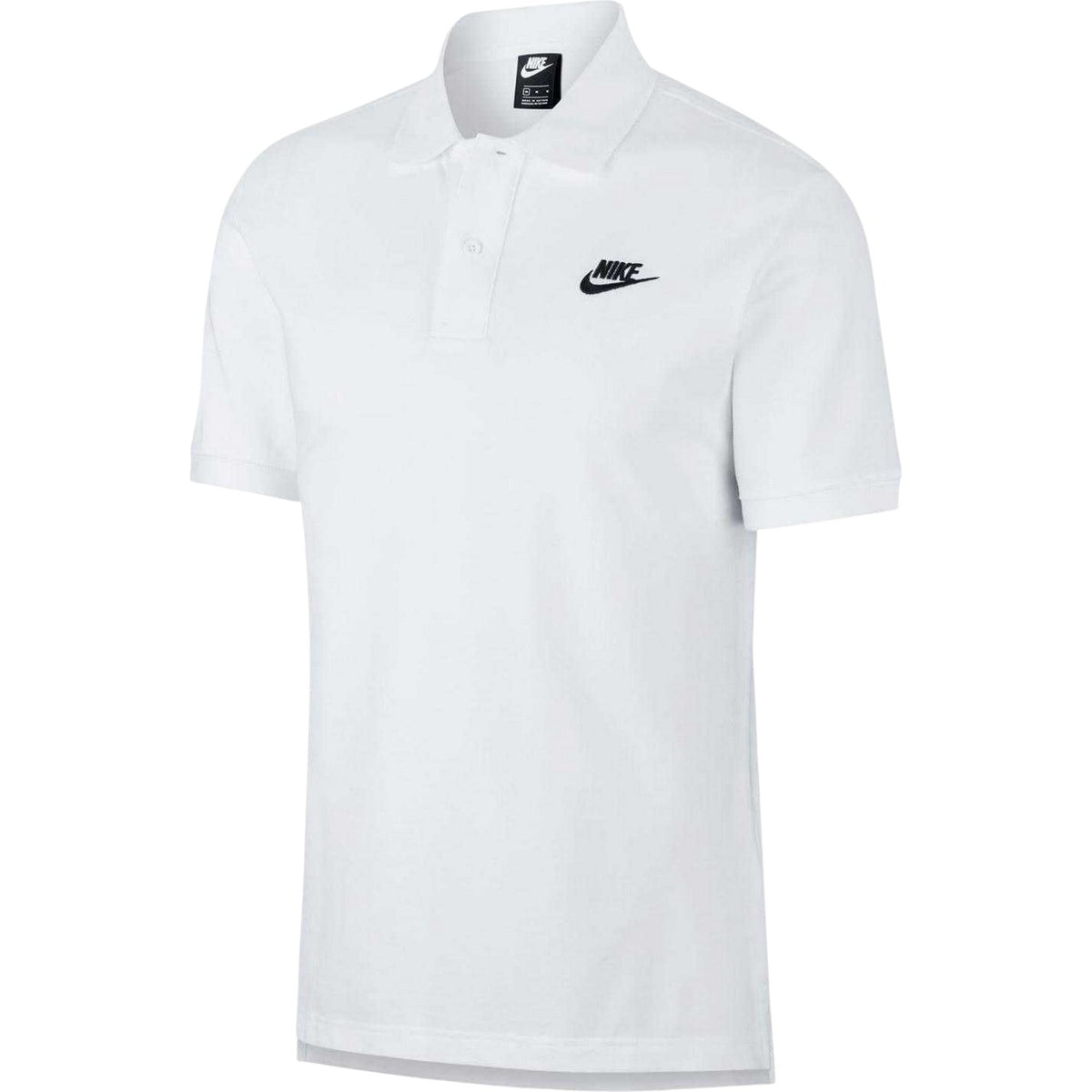 White - Front - Nike Mens Match Up Short-Sleeved Polo Shirt
