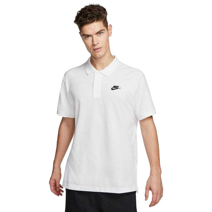 White - Side - Nike Mens Match Up Short-Sleeved Polo Shirt