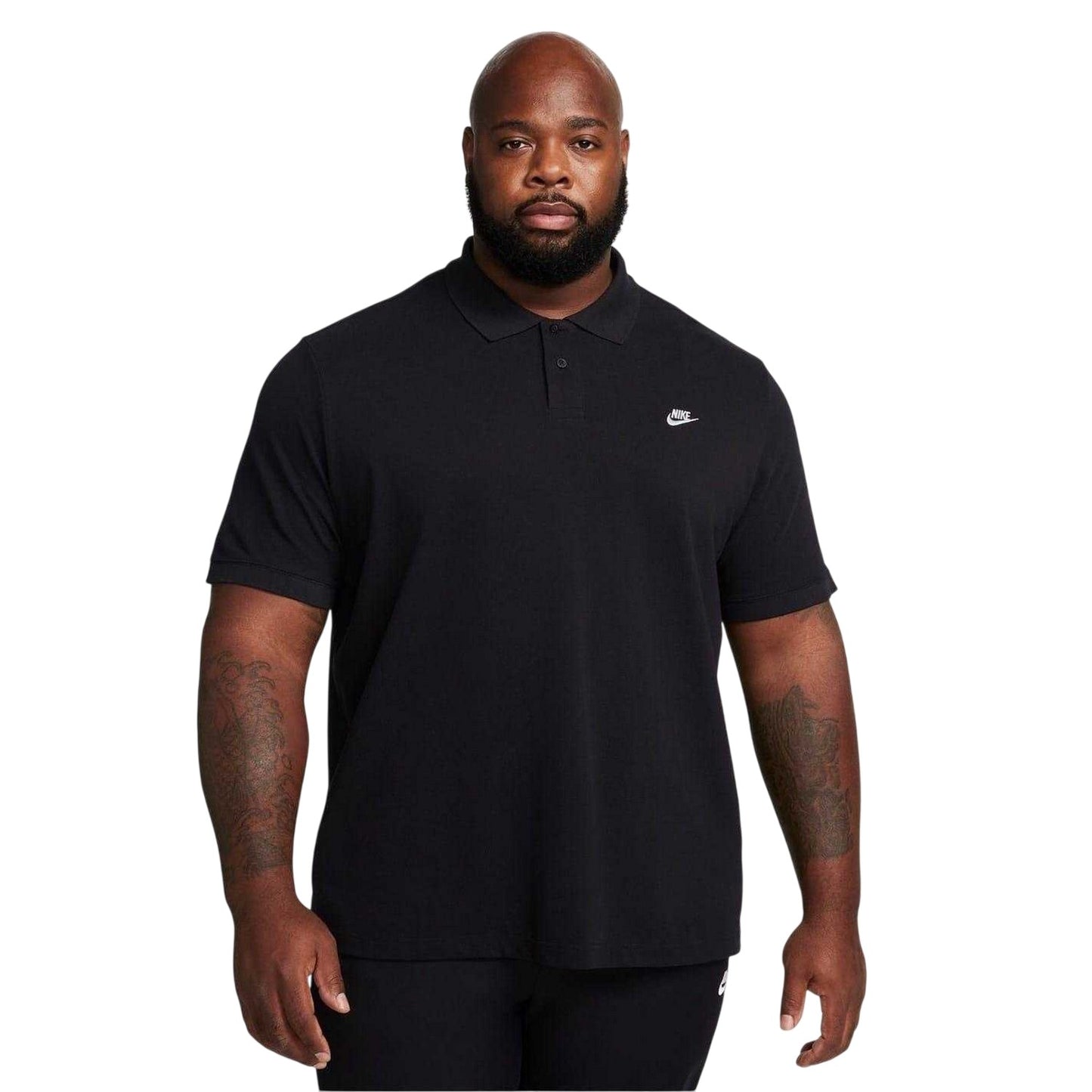 Black - Side - Nike Mens Match Up Short-Sleeved Polo Shirt