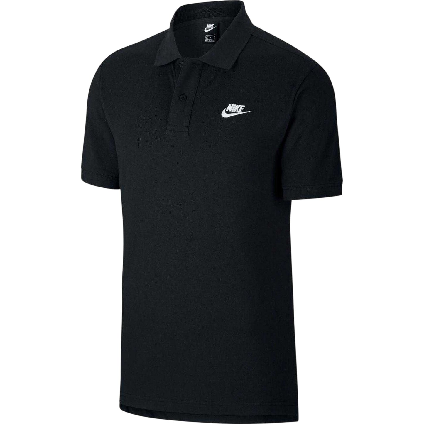 Black - Front - Nike Mens Match Up Short-Sleeved Polo Shirt