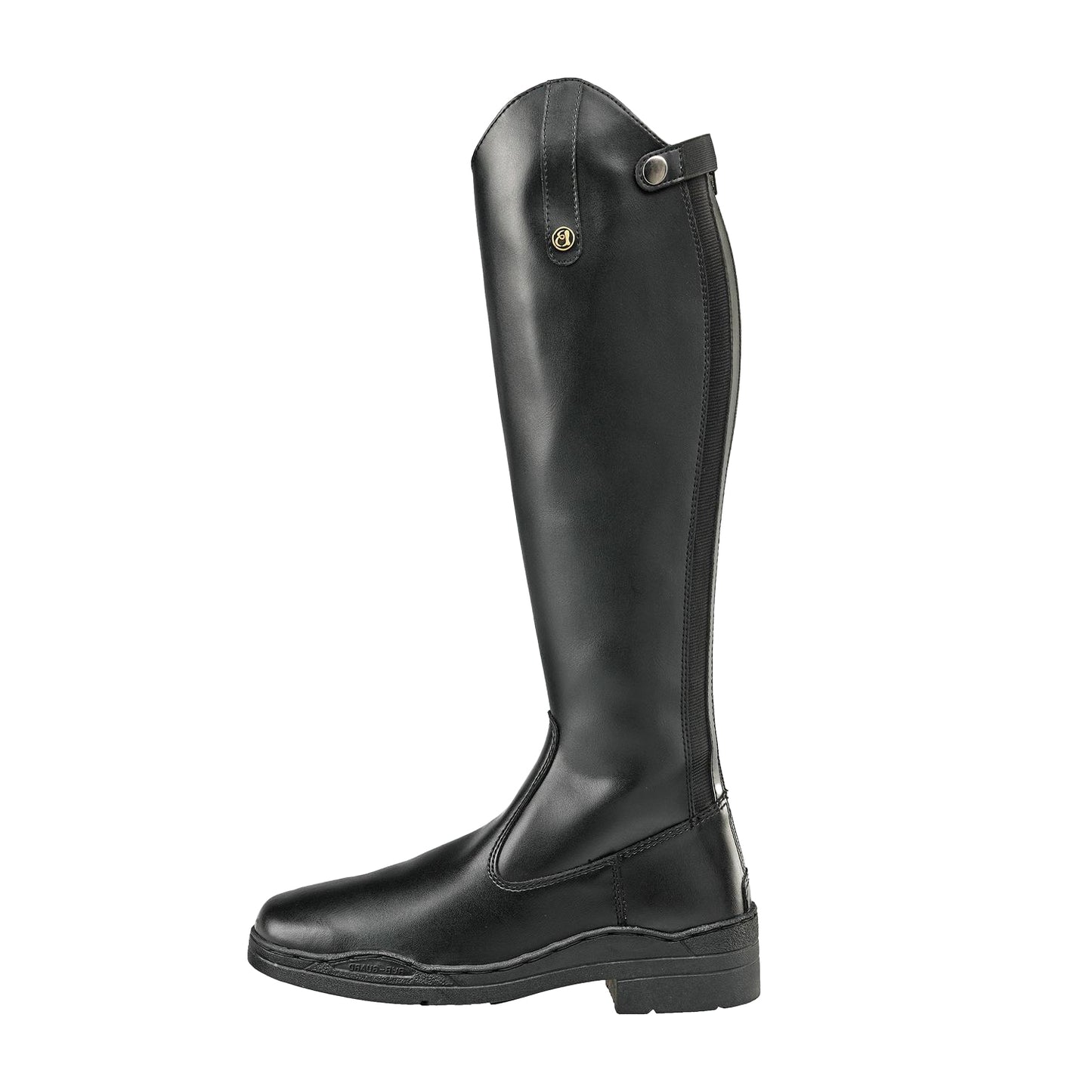 Black - Back - Brogini Womens-Ladies Modena Long Riding Boots