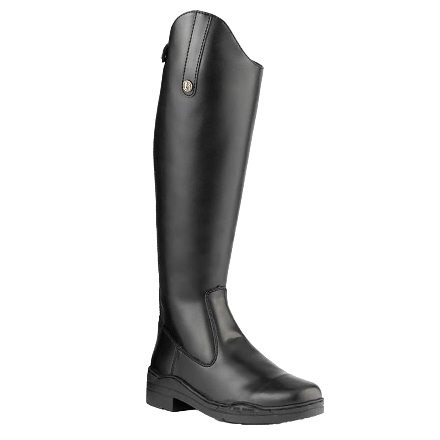 Black - Side - Brogini Womens-Ladies Modena Long Riding Boots