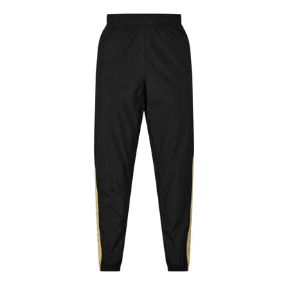Black - Front - Lacoste Mens XH6979 Side Stripe Slim Tracksuit Bottoms