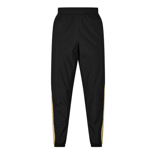 Black - Front - Lacoste Mens XH6979 Side Stripe Slim Tracksuit Bottoms