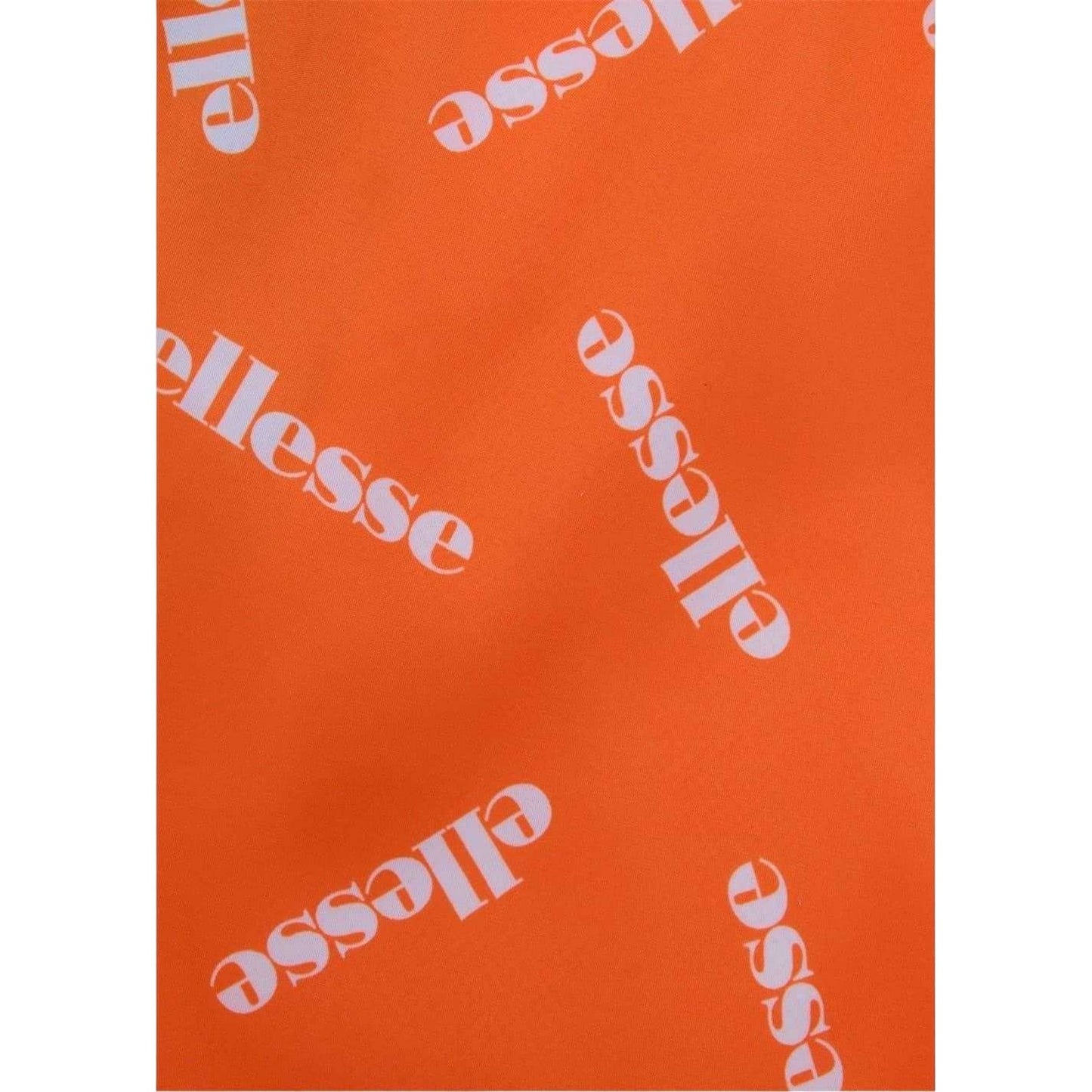 Neon Orange - Side - Ellesse Mens Oscar All Over Logo Swim Shorts