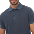 Dark Blue - Side - Tommy Hilfiger Mens Garment Dyed Regular Polo Shirt