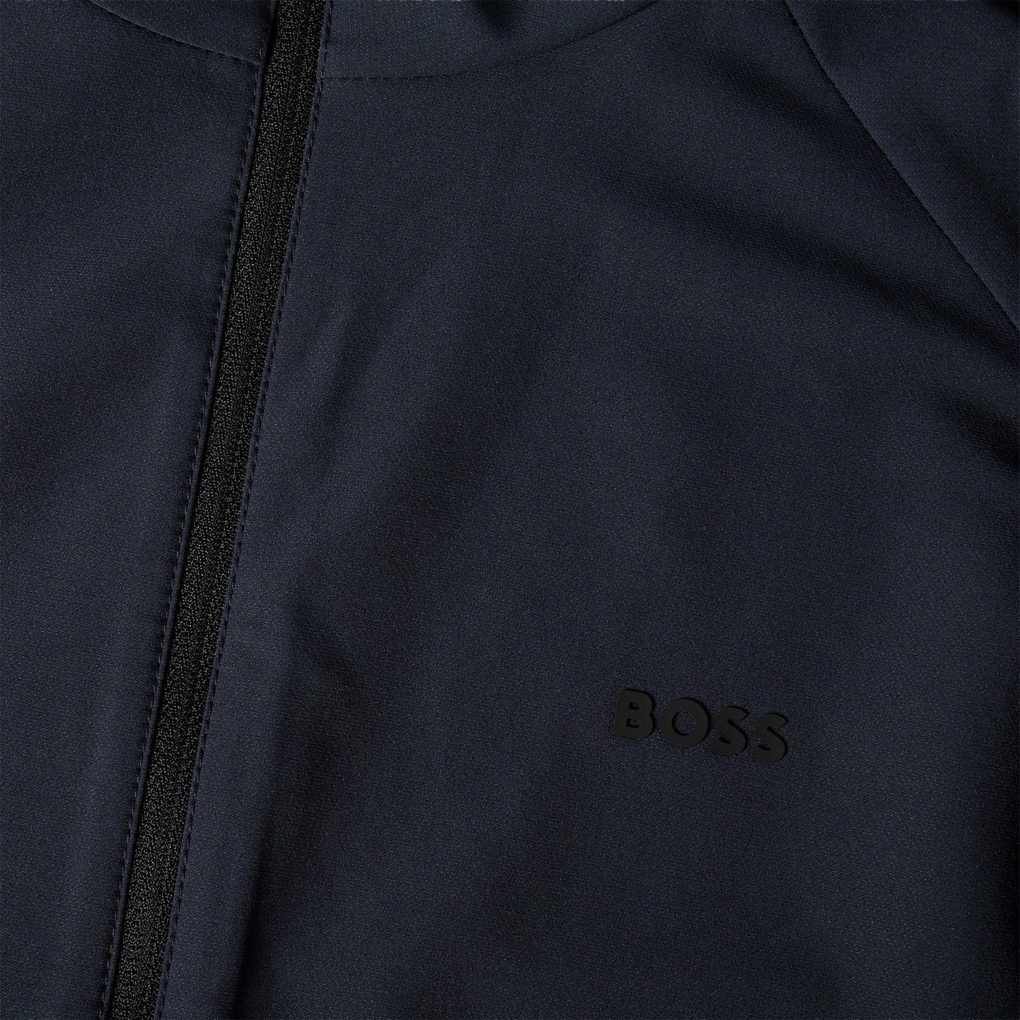 Dark Blue - Side - Boss Mens Regular Raglan Windbreaker