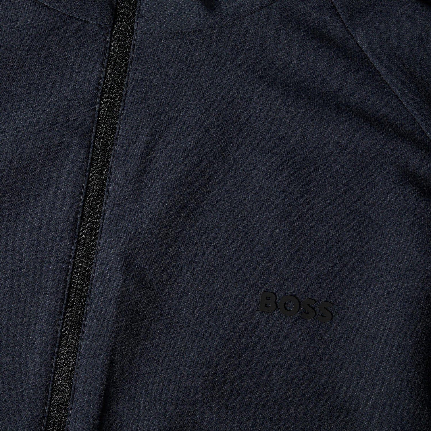 Dark Blue - Side - Boss Mens Regular Raglan Windbreaker