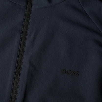Dark Blue - Side - Boss Mens Regular Raglan Windbreaker