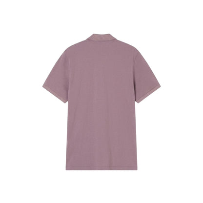 Old Rose - Back - Emporio Armani EA7 Mens Short-Sleeved Polo Shirt