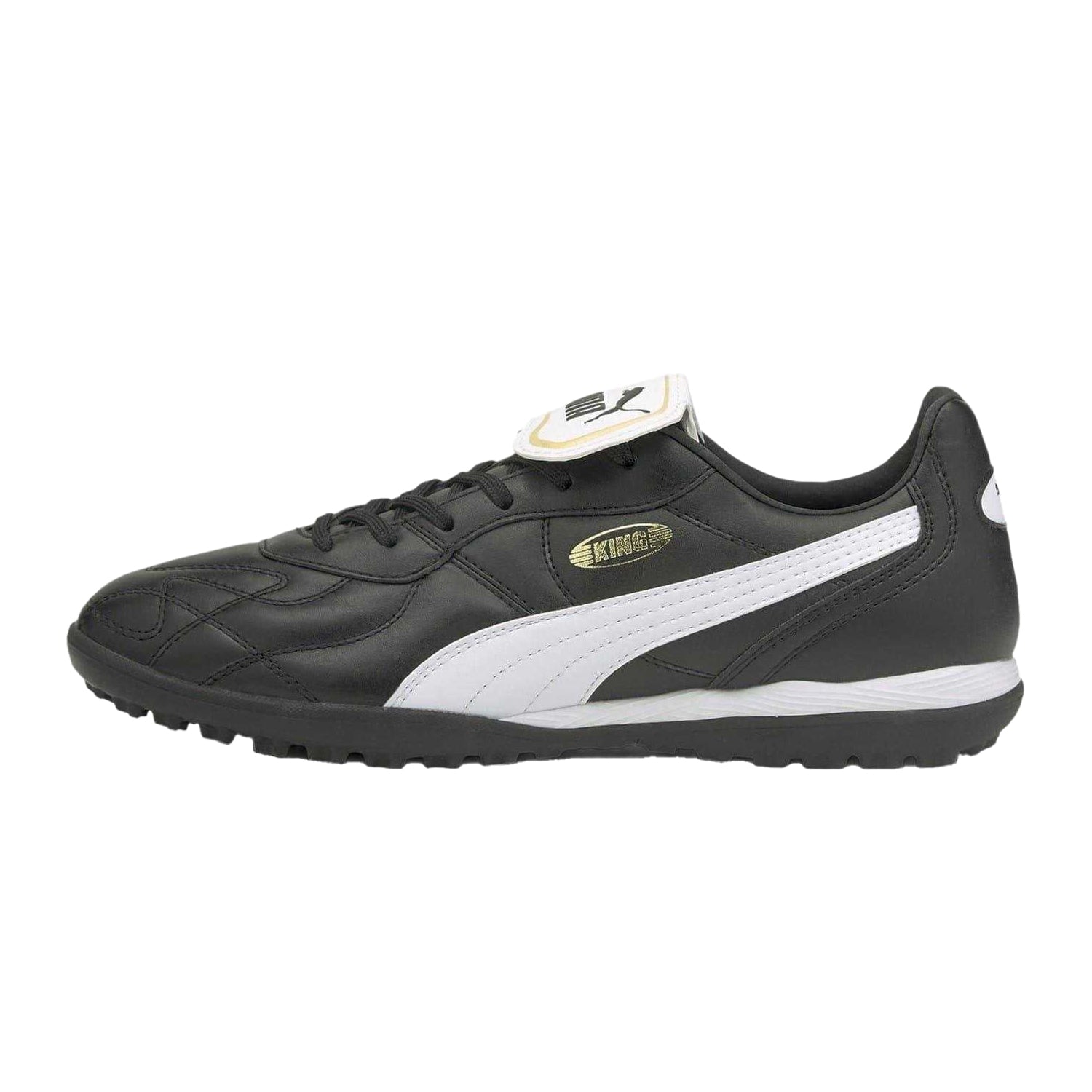 Black-White - Side - Puma Mens King Football Boots