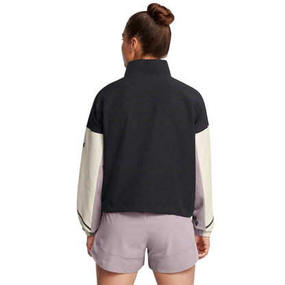 Black Melange - Back - Under Armour Womens-Ladies Lightweight Puffer Jacket
