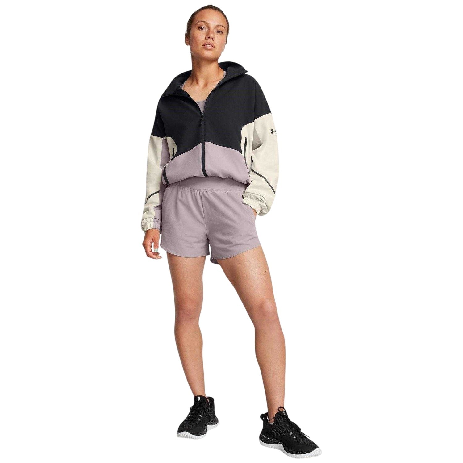 Black Melange - Lifestyle - Under Armour Womens-Ladies Lightweight Puffer Jacket