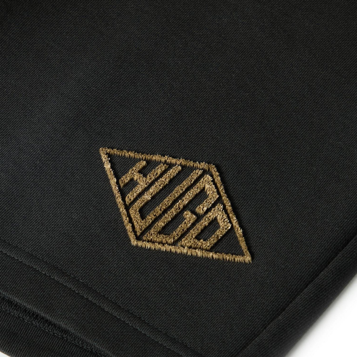 Black - Side - Hugo Mens Damtus Shorts