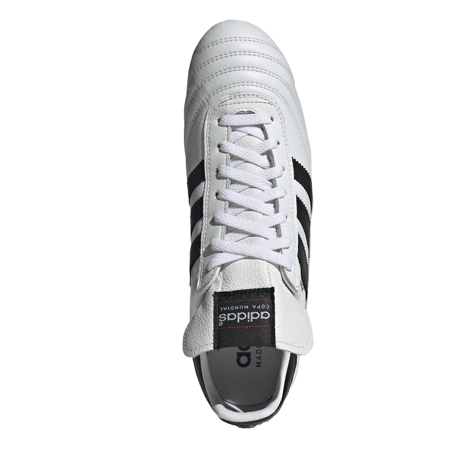 White-Black - Lifestyle - Adidas Mens Copa Mundial Leather Folded Tongue Firm Ground Football Boots