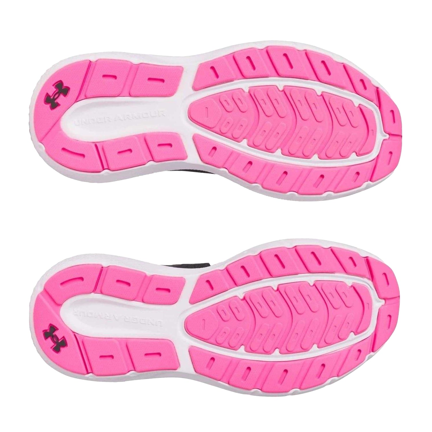 Grey-Pink - Lifestyle - Under Armour Womens-Ladies Low Cut Trainers