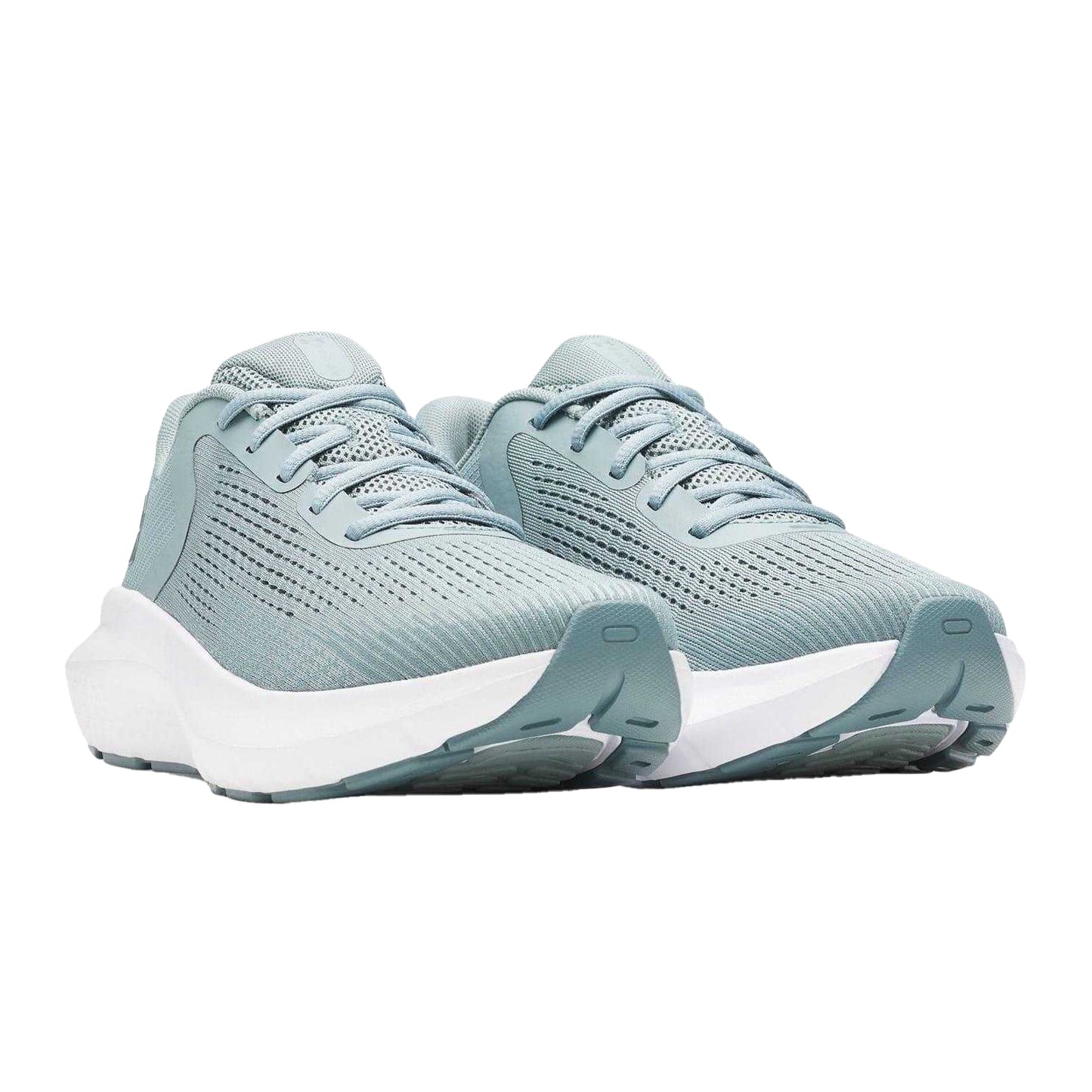 Dark Green - Pack Shot - Under Armour Womens-Ladies Low Cut Trainers