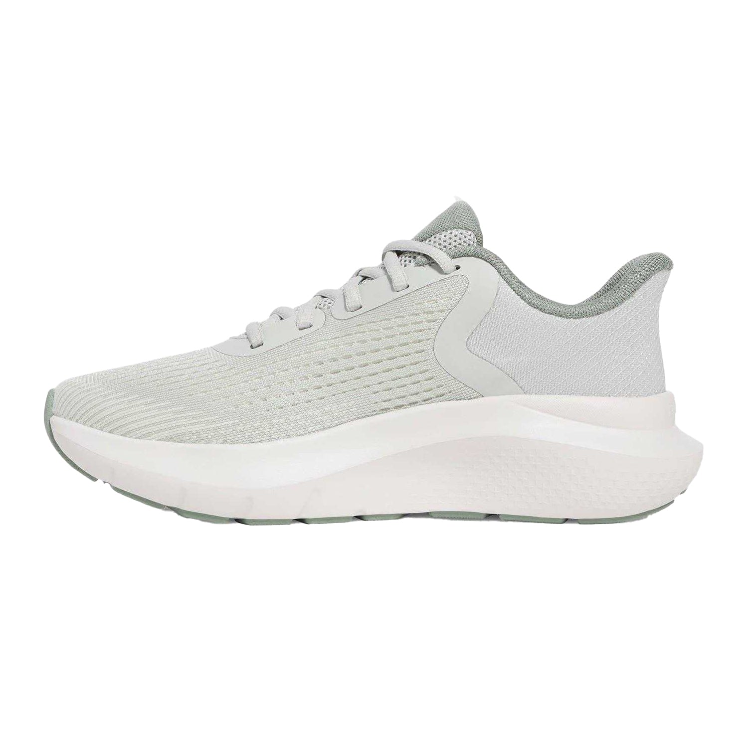 Green - Back - Under Armour Womens-Ladies Low Cut Trainers