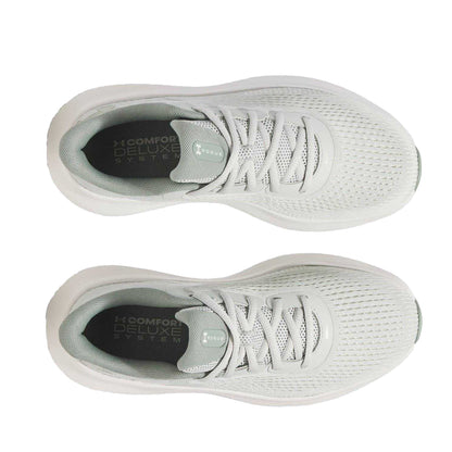 Green - Side - Under Armour Womens-Ladies Low Cut Trainers