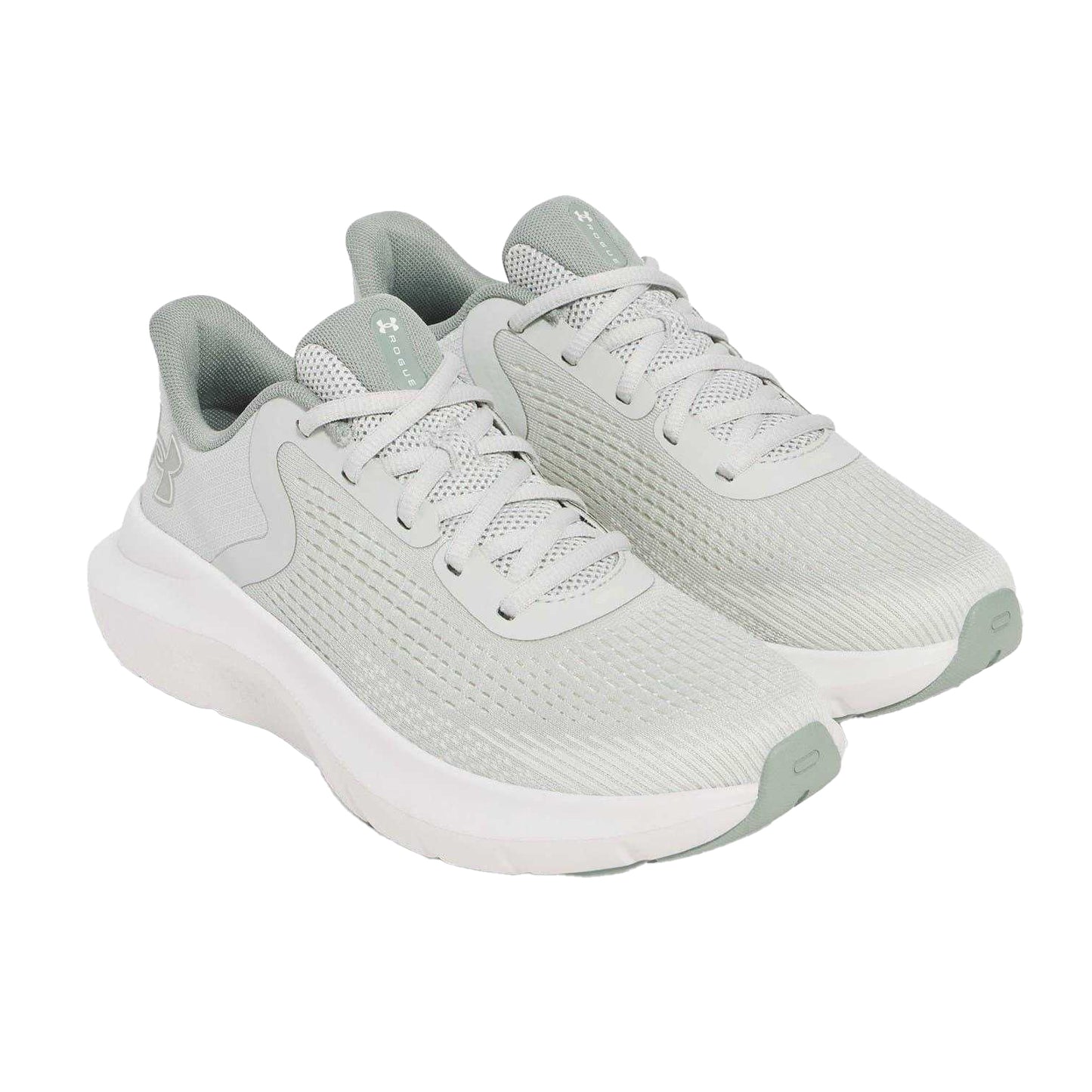 Green - Pack Shot - Under Armour Womens-Ladies Low Cut Trainers
